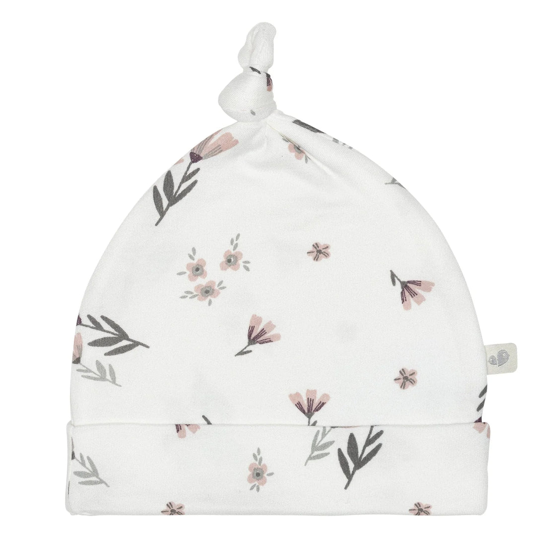 Perlimpinpin Bamboo Knotted Hat | watercolor flowers