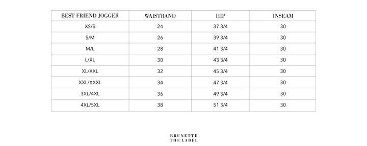 BRUNETTE THE LABEL | Best Friend Jogger | fawn