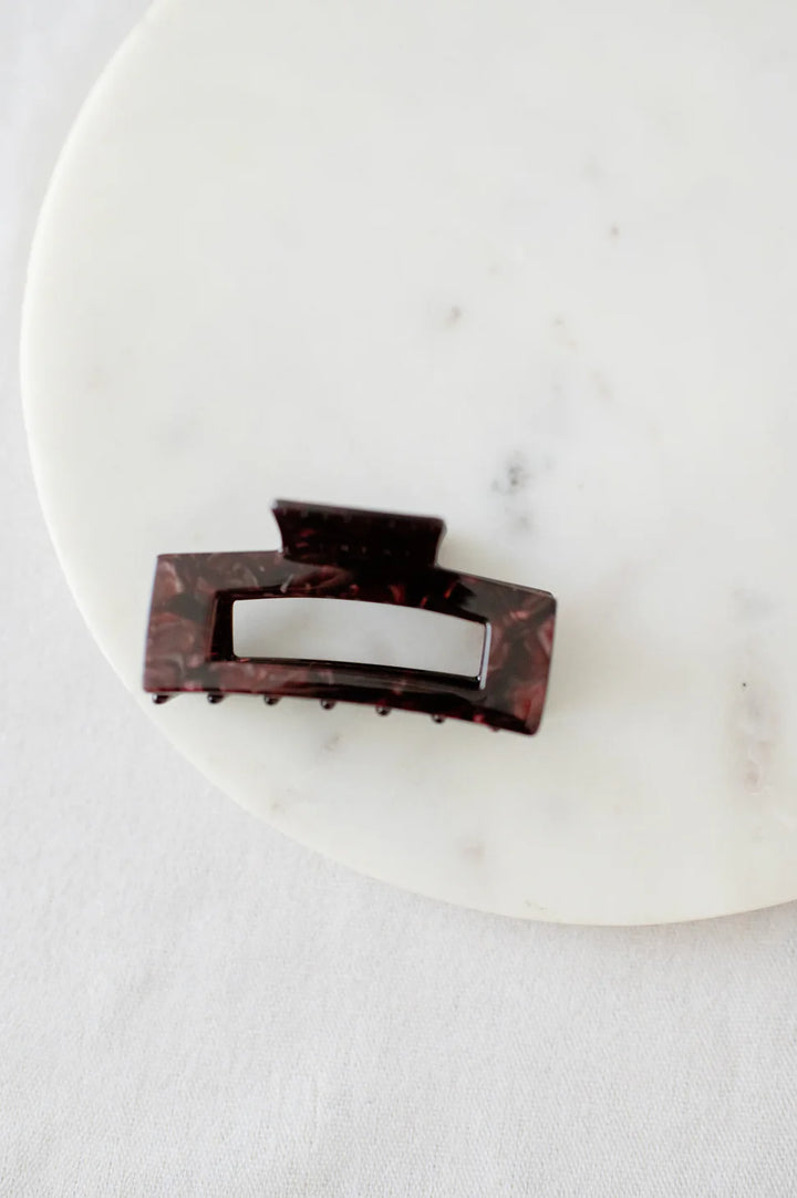 Barbays | Medium Hair Clip | black cherry
