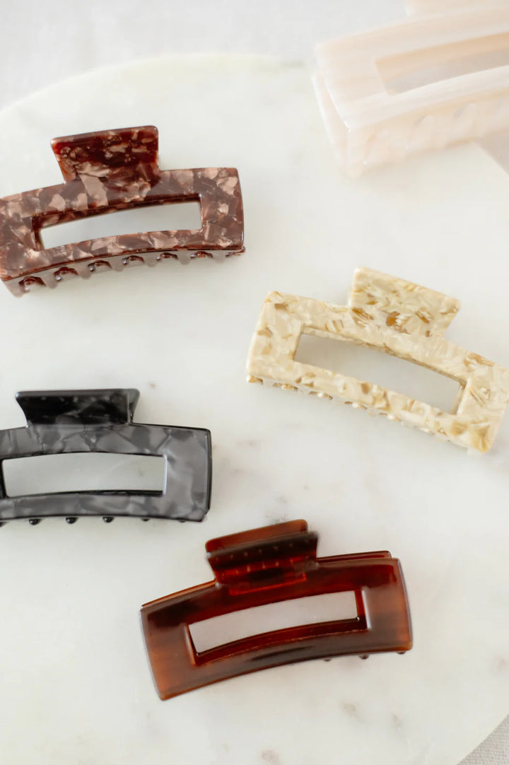 Barbays | Medium Hair Clip | black cherry