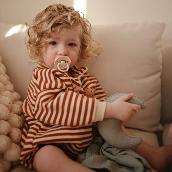 2 Pack - FRIGG Rope Natural Rubber Baby Pacifier | 3 Colour Combinations