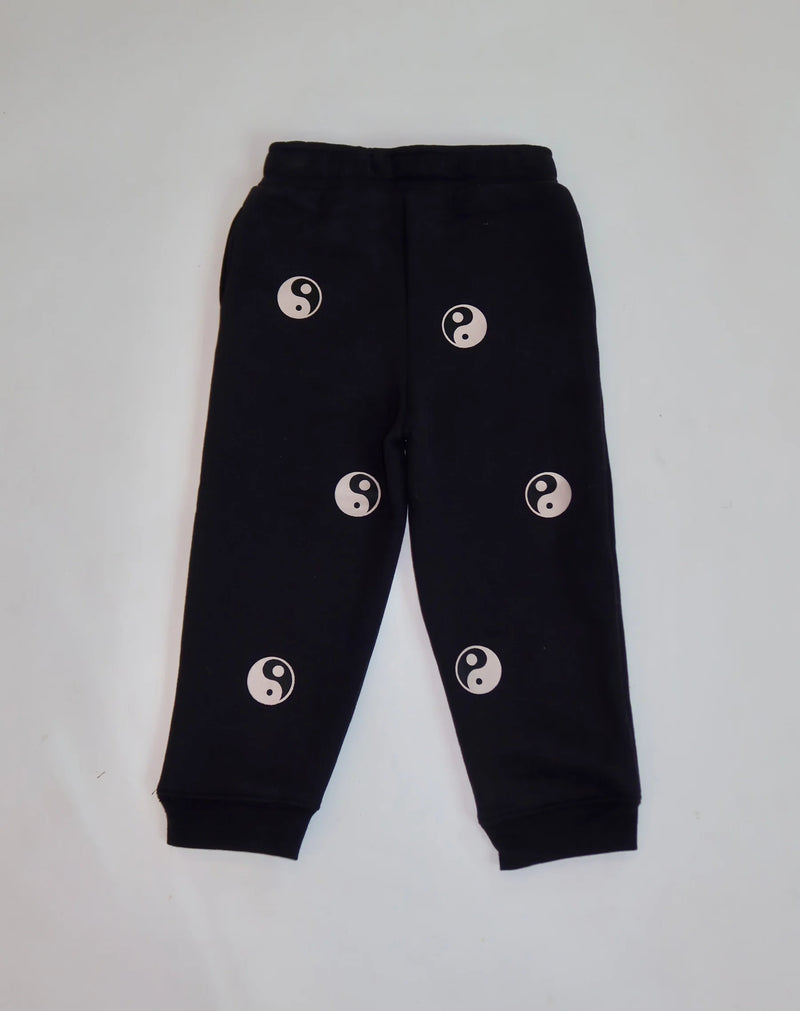 BRUNETTE THE LABEL | Kids "ALL OVER YIN YANG" Jogger | black