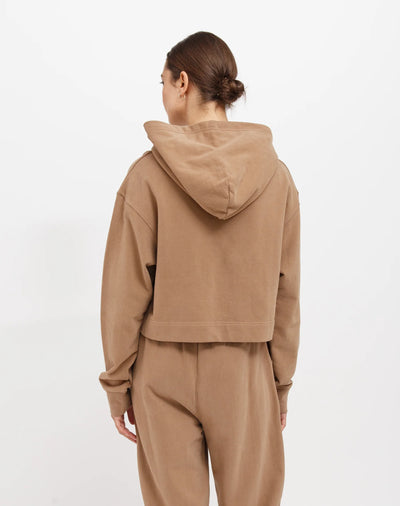 BRUNETTE THE LABEL | LITTLE SISTER CORE HOODIE | fawn