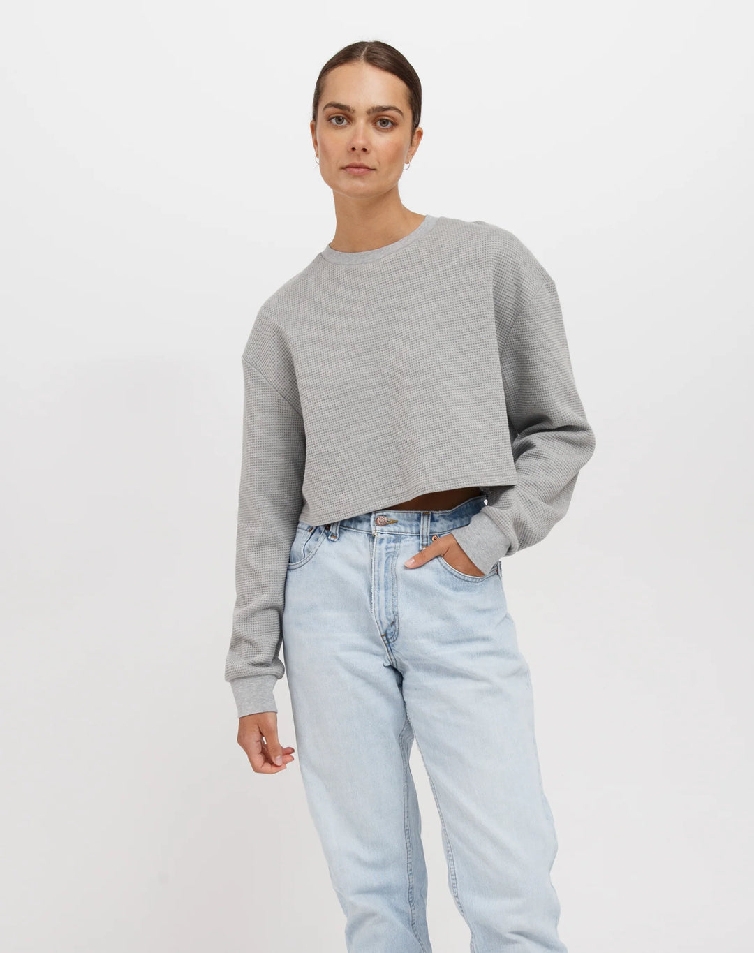 BRUNETTE THE LABEL | Waffle Little Sister Shirt