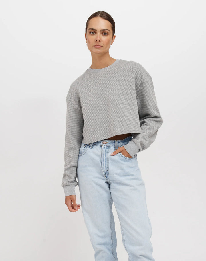 BRUNETTE THE LABEL | Waffle Little Sister Shirt