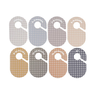 Baby Closet Dividers (Newborn to 24 Months) - Gingham