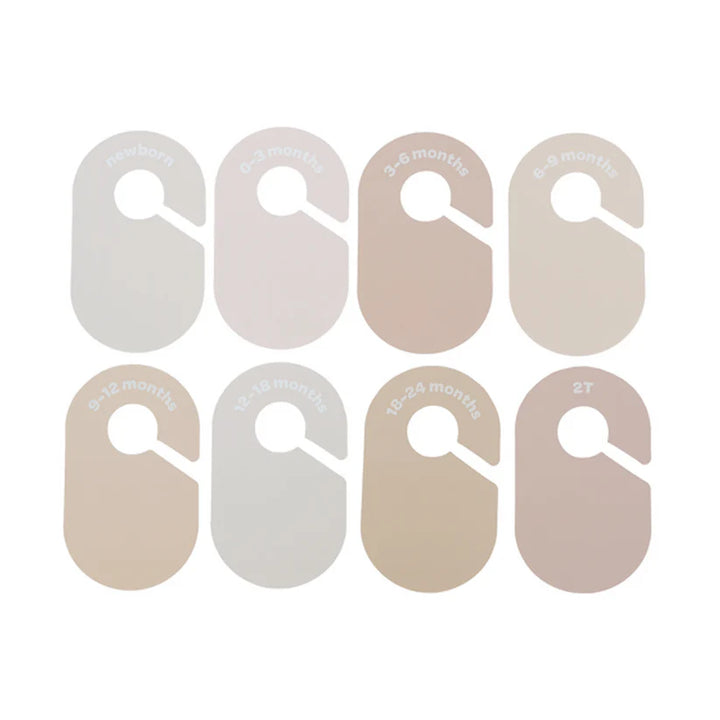 Baby Closet Dividers (Newborn to 24 Months) - Neutral Solid