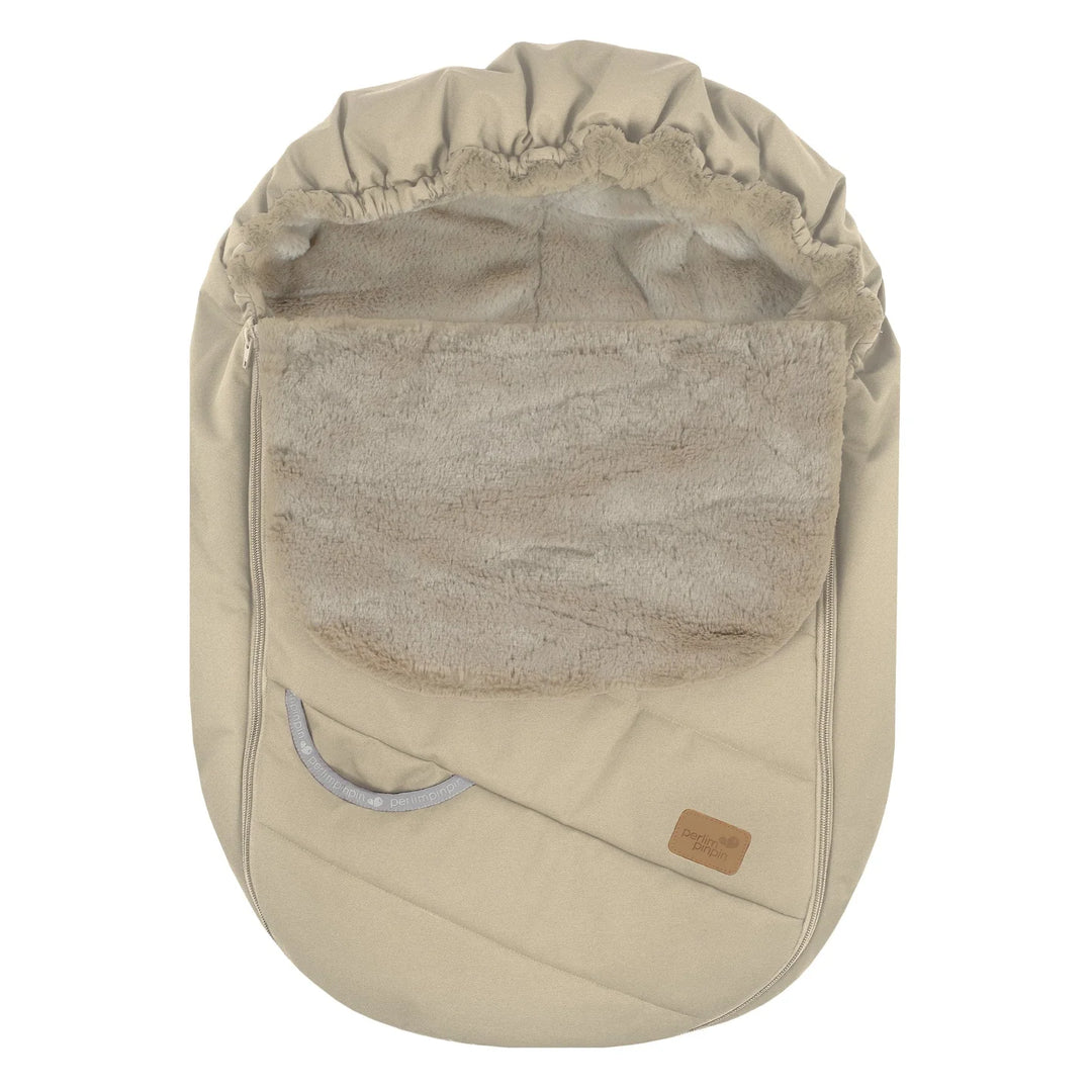 Perlimpinpin Infant Winter Bunting Bag | light beige