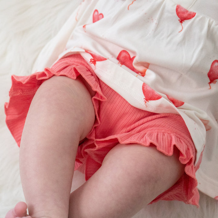 Ribbed Bamboo Bloomers | Candy Pink