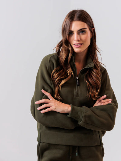 APRES ACTIF - Apres 1/4 Zip Pullover | Pine