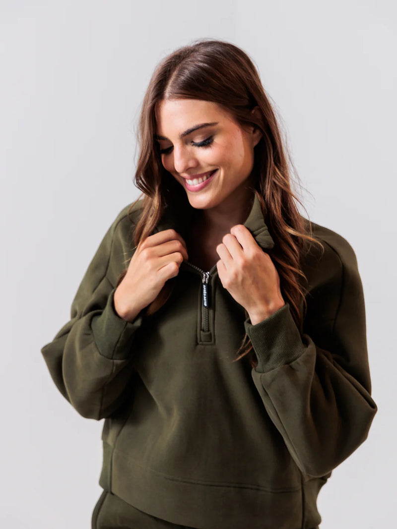 APRES ACTIF - Apres 1/4 Zip Pullover | Pine