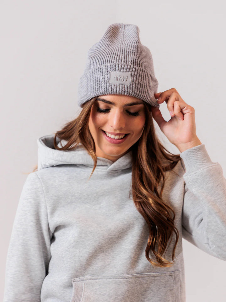 APRES ACTIF - 100% Merino Wool Beanie | Grey