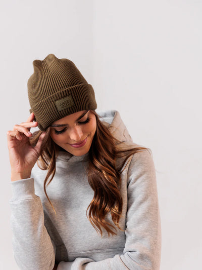 APRES ACTIF - 100% Merino Wool Beanie | Pine