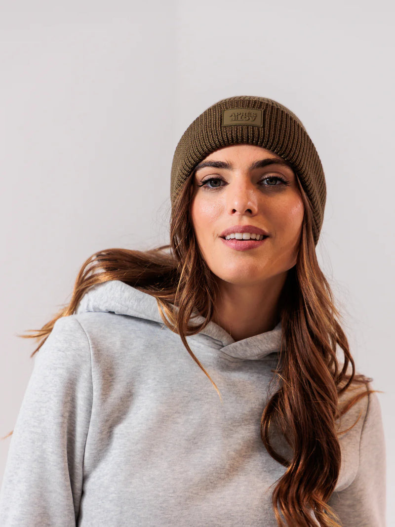 APRES ACTIF - 100% Merino Wool Beanie | Pine