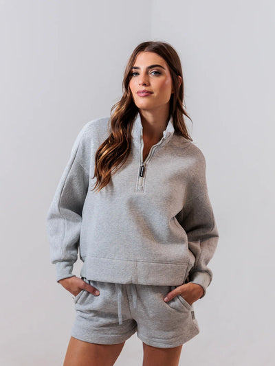 APRES ACTIF - Apres 1/4 Zip Pullover | Grey