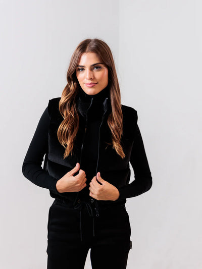 APRES ACTIF | RIBBED TURTLENECK | Black