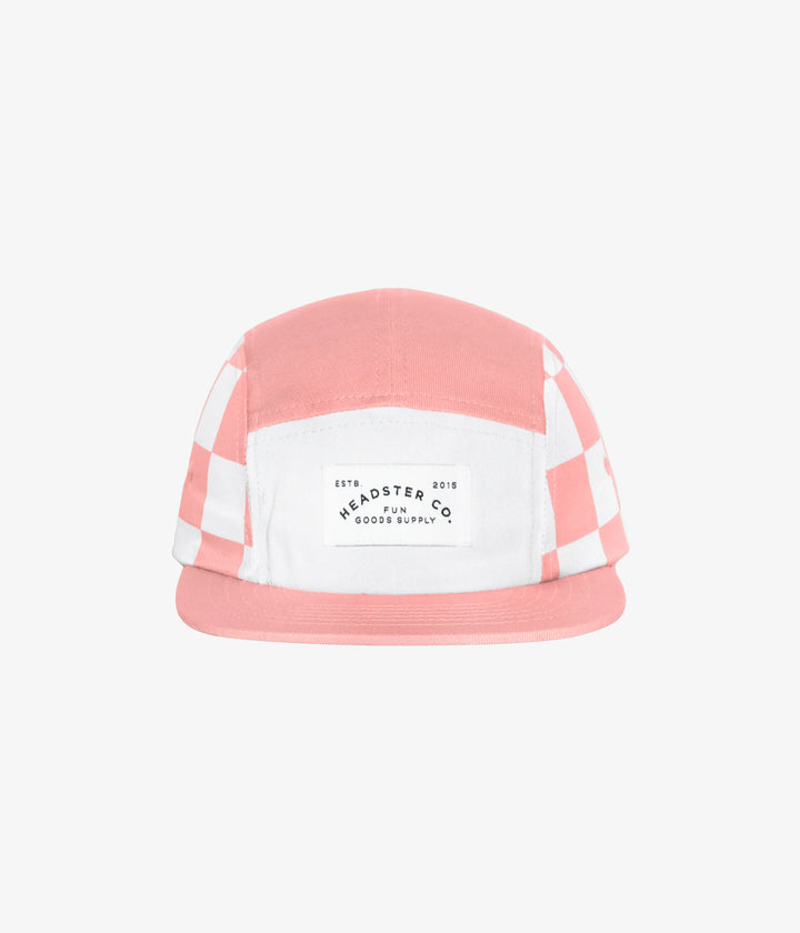 HEADSTER | SNAPBACK | CHECK YOURSELF FIVE PANEL PEACHES