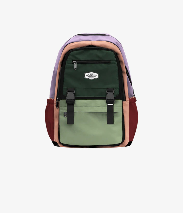 HEADSTER | COLOURBLOCK BACKPACK | HEDGE GREEN