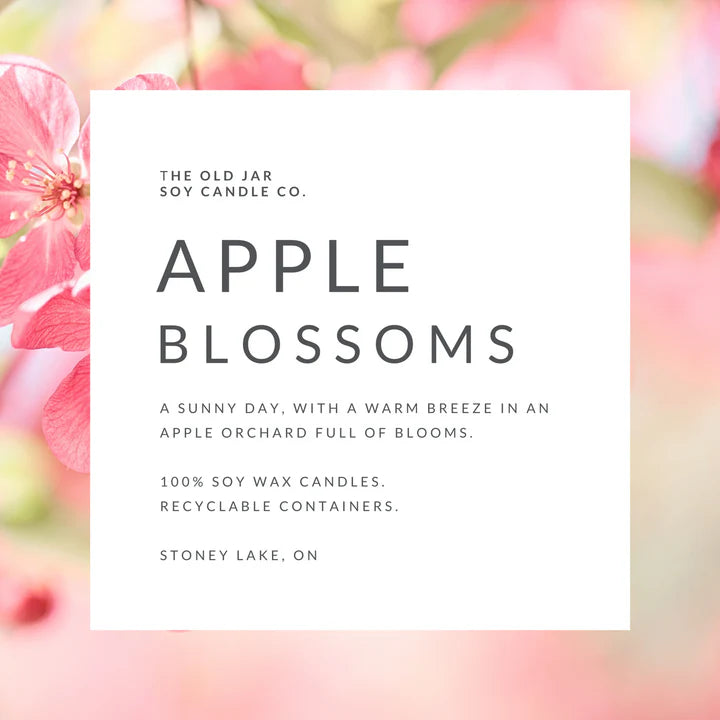 OLD JAR CANDLE CO | SOY CANDLE | APPLE BLOSSOMS