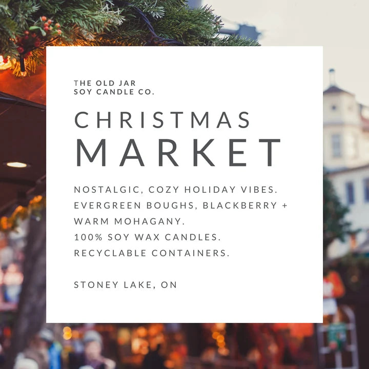 OLD JAR CANDLE CO | SOY CANDLE | CHRISTMAS MARKET