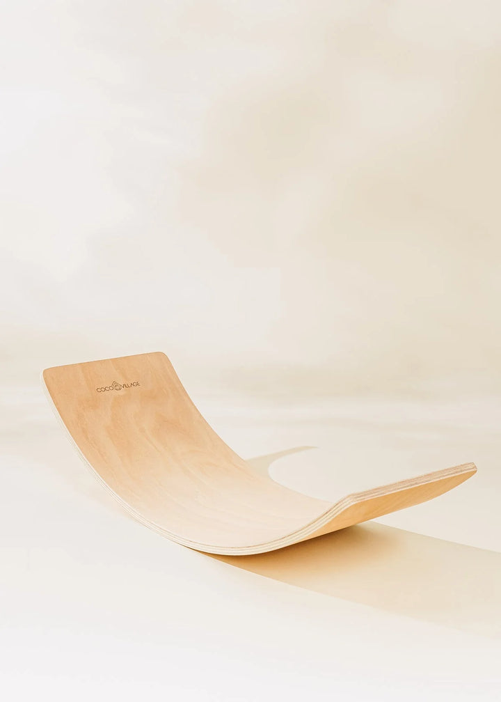 Balance Board - Natural Wood