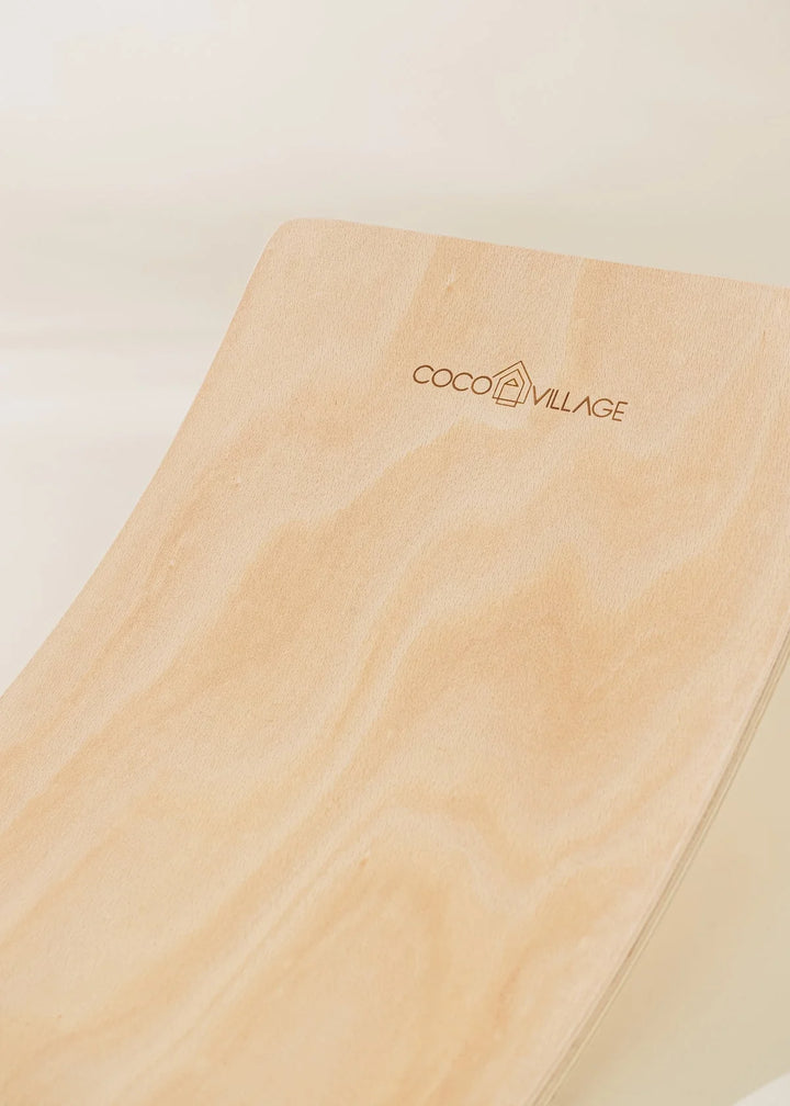 Balance Board - Natural Wood