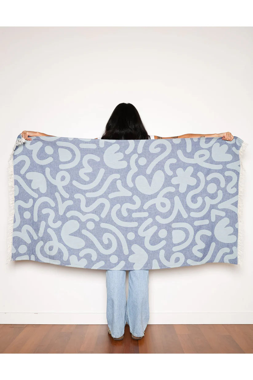 TOFINO TOWEL | THE DREW DOODLE | DENIM
