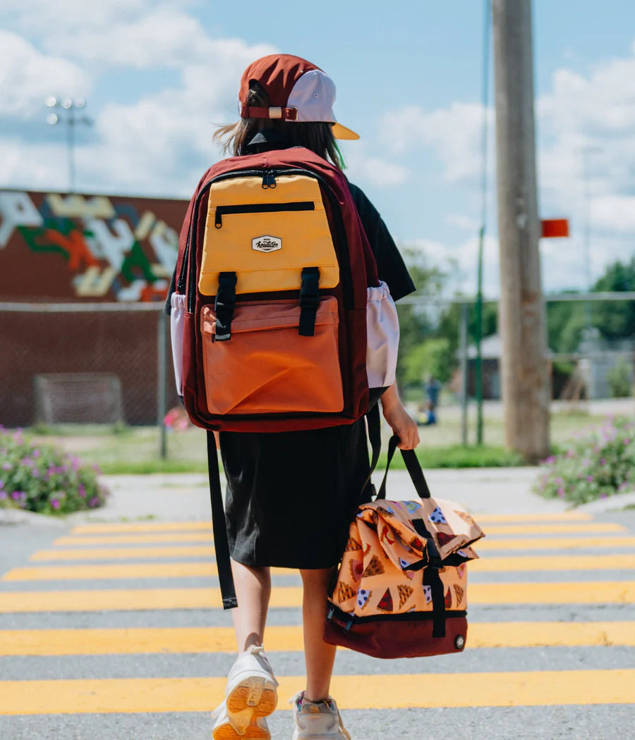 HEADSTER | COLOURBLOCK BACKPACK | Berry Pop