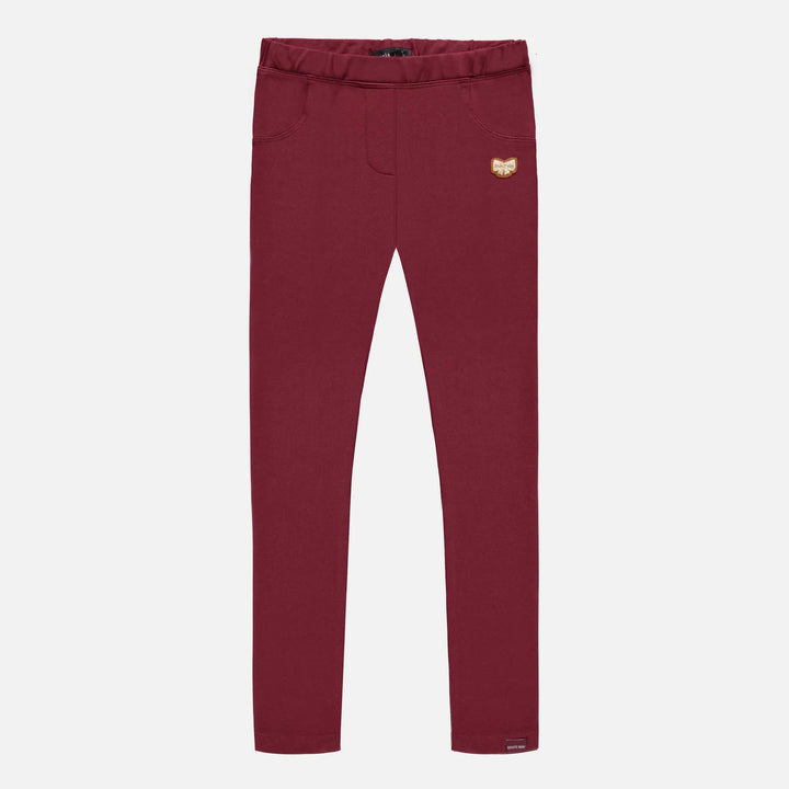 Souris Mini | Child's Red Leggings with Pockets