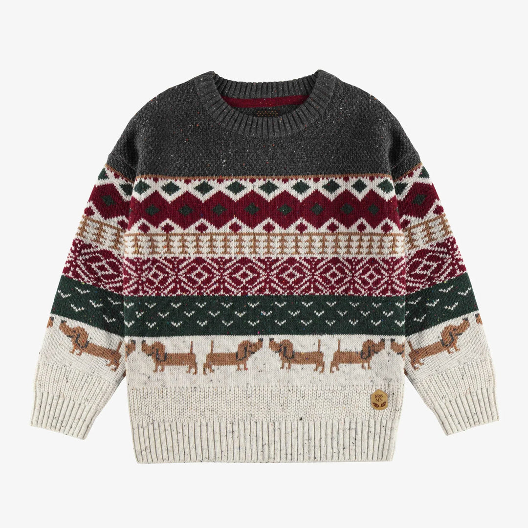 Souris Mini | Jacquard Knit Sweater
