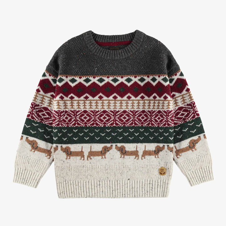 Souris Mini | Jacquard Knit Sweater