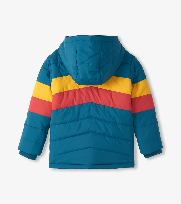 HATLEY | PUFFER SKI JACKET | Aspen Colourblock