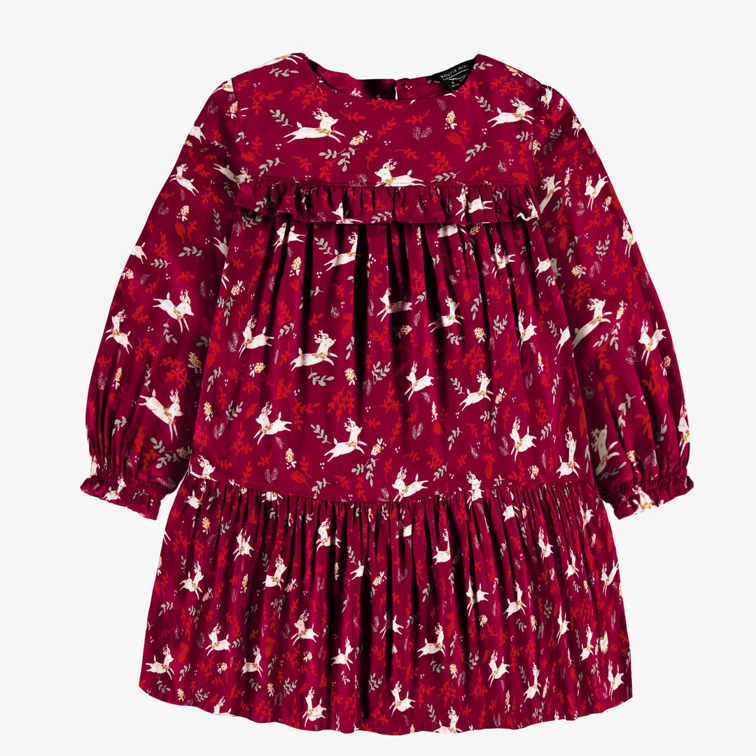 Souris Mini | Reindeer All Over Child's Dress