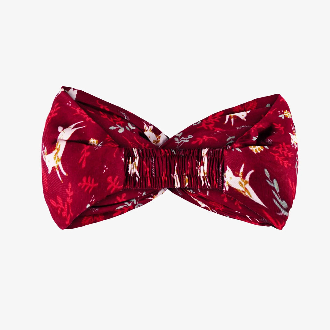Souris Mini | Red Holiday Twisted Headband