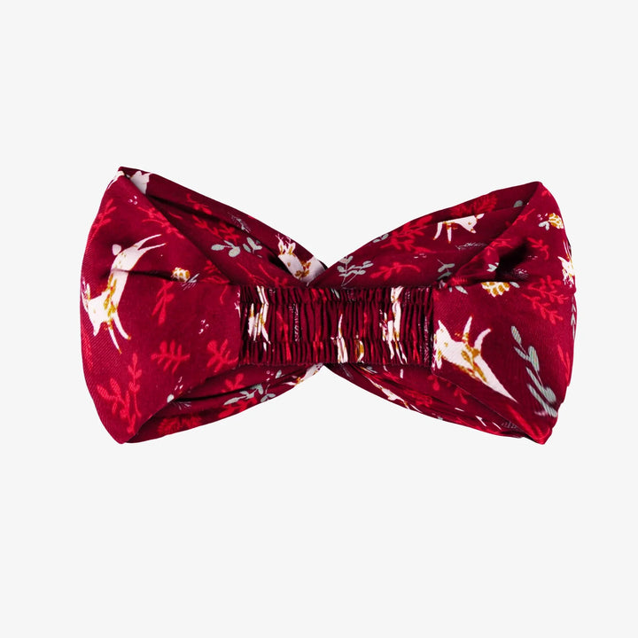 Souris Mini | Red Holiday Twisted Headband