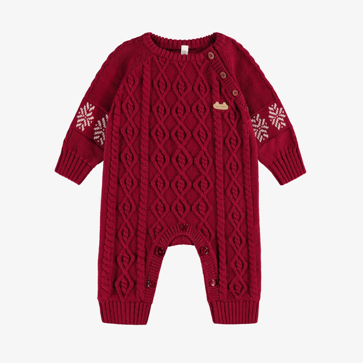 Souris Mini | Baby Red One Piece Holiday Outfit