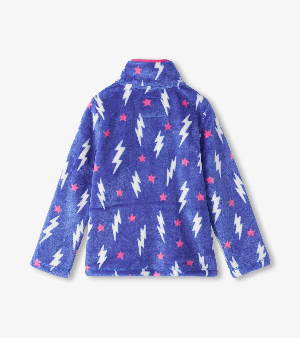 HATLEY | FLEECE ZIP-UP JACKET | LIGHTNING BOLTS