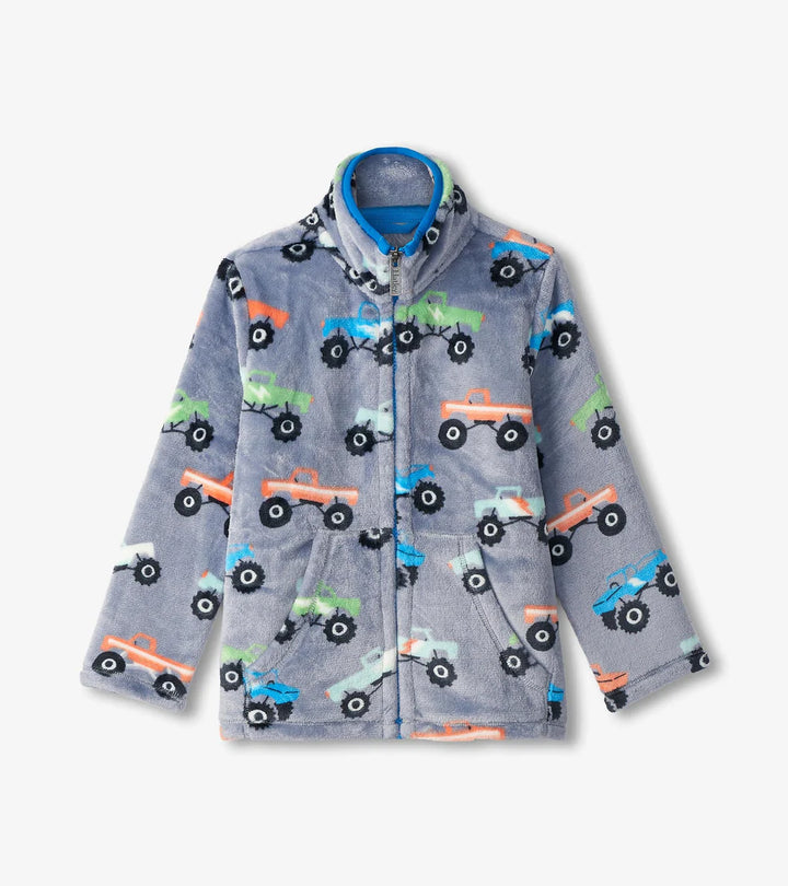 HATLEY | FLEECE ZIP-UP JACKET | MONSTER TRUCKS