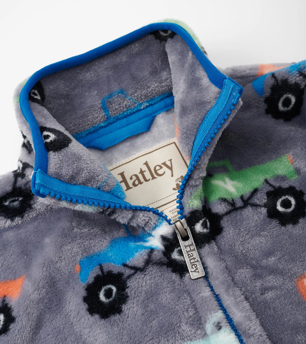 HATLEY | FLEECE ZIP-UP JACKET | MONSTER TRUCKS