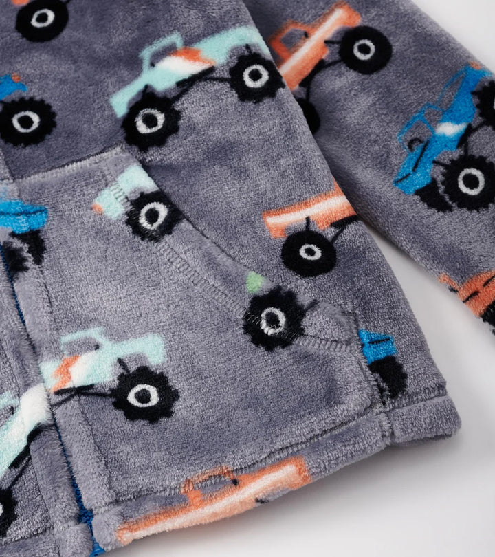HATLEY | FLEECE ZIP-UP JACKET | MONSTER TRUCKS