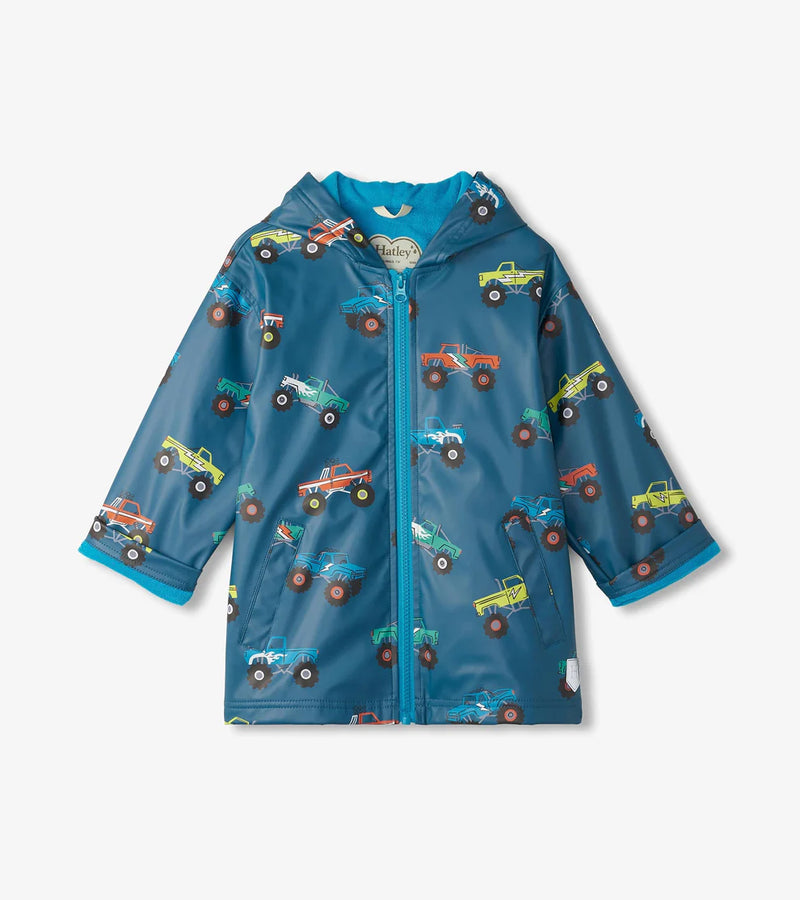 HATLEY | ZIP-UP RAIN JACKET | MONSTER TRUCKS