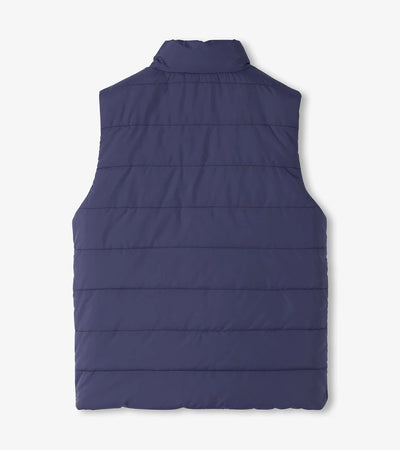 HATLEY | REVERSIBLE QUILTED VEST | DINO FOSSILS