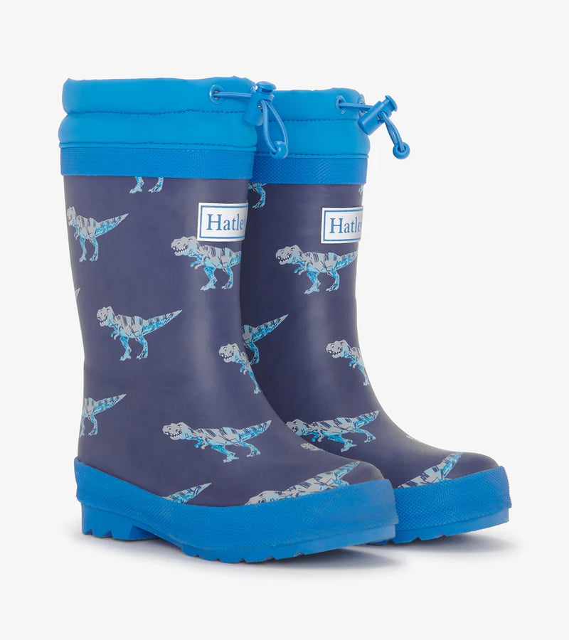 HATLEY | SHERPA LINED RAIN BOOTS | T-REX ATTACK