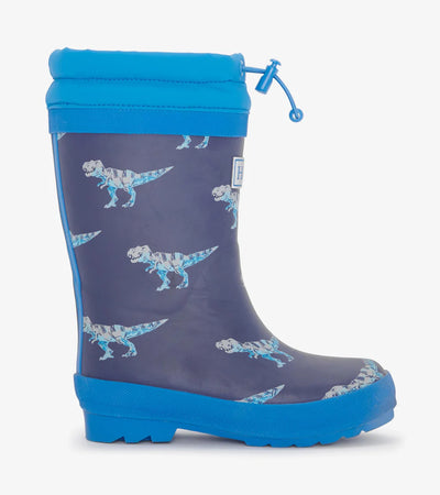 HATLEY | SHERPA LINED RAIN BOOTS | T-REX ATTACK