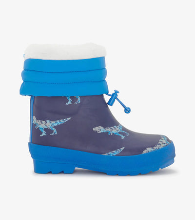 HATLEY | SHERPA LINED RAIN BOOTS | T-REX ATTACK