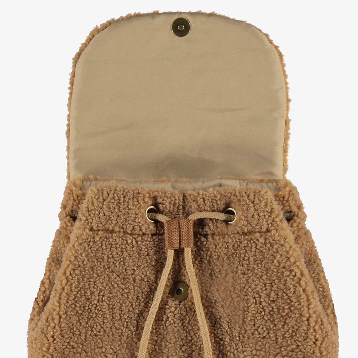 Souris Mini | Brown Sherpa Teddy Bear Backpack