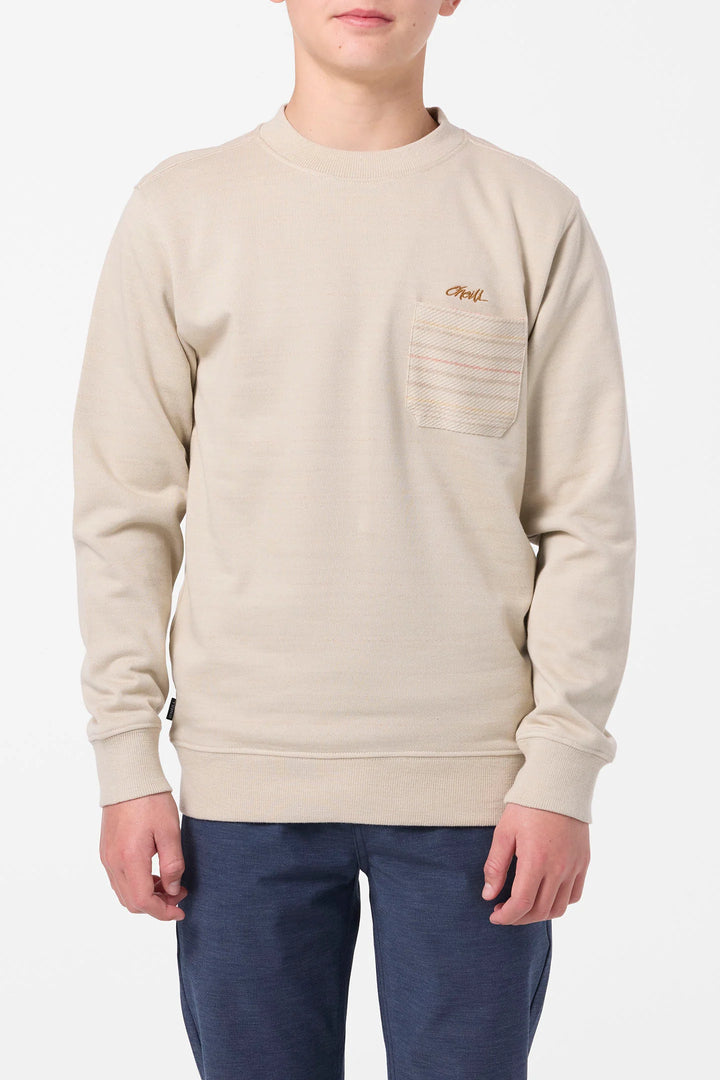 O'Neill Kids | Bavaro Blocked Crew | light khaki
