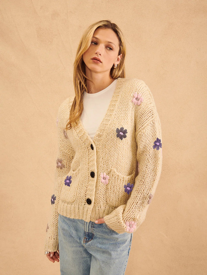 JOHN + JENN | Franco Cardigan | Sugar Plum