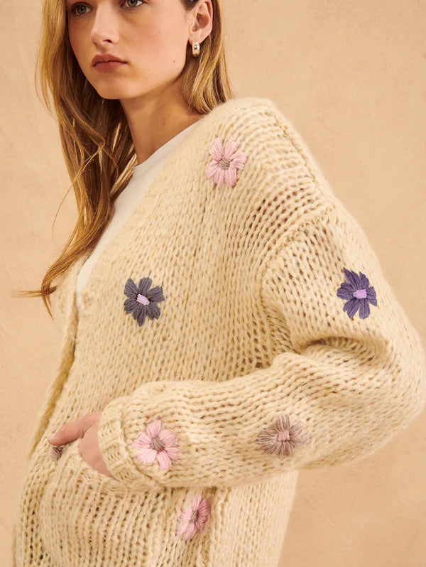 JOHN + JENN | Franco Cardigan | Sugar Plum