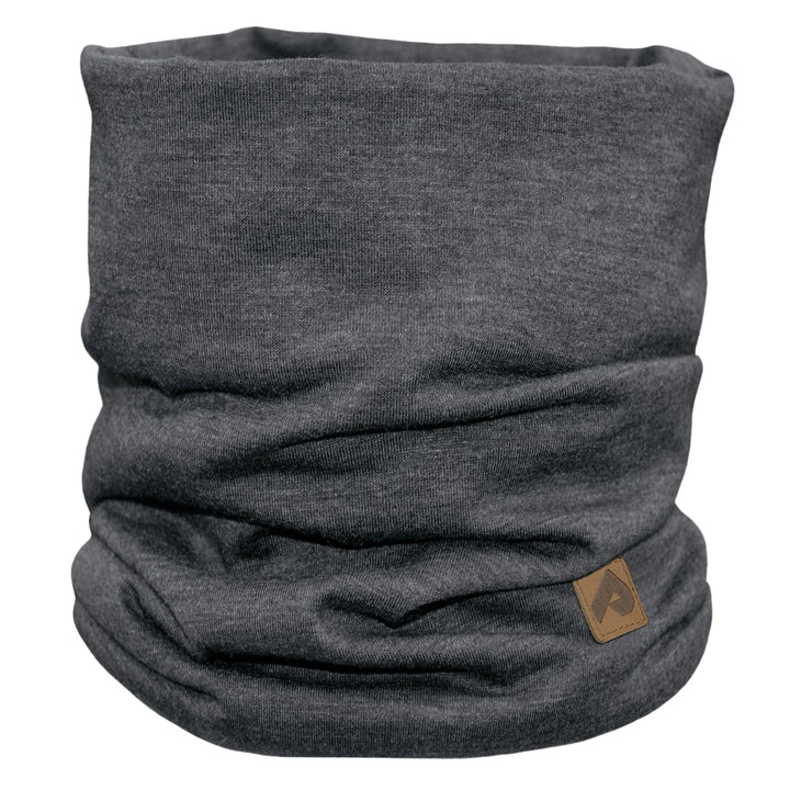 Perlimpinpin Kid's Cotton Neck Warmer with Fleece Lining | heathered grey